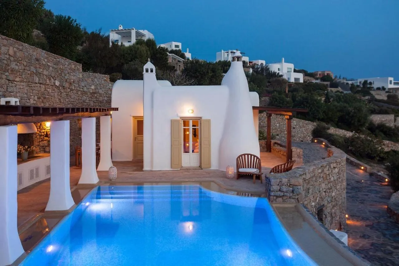 Excellent Mykonos Villa Villa Apollo 3 Bedrooms Stunning Sea Views Psarrou Mykonos Town