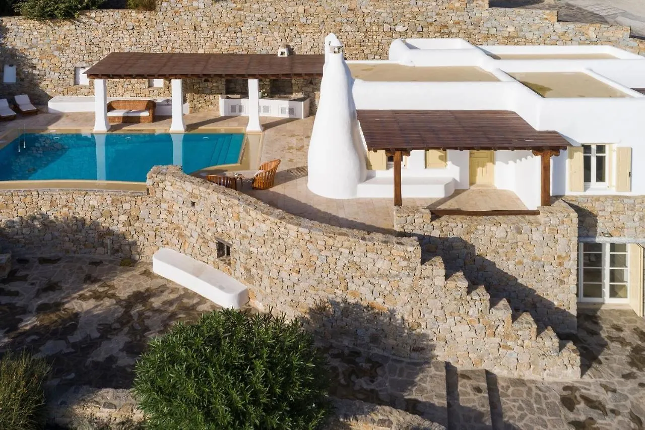 Excellent Mykonos Villa Villa Apollo 3 Bedrooms Stunning Sea Views Psarrou Mykonos Town